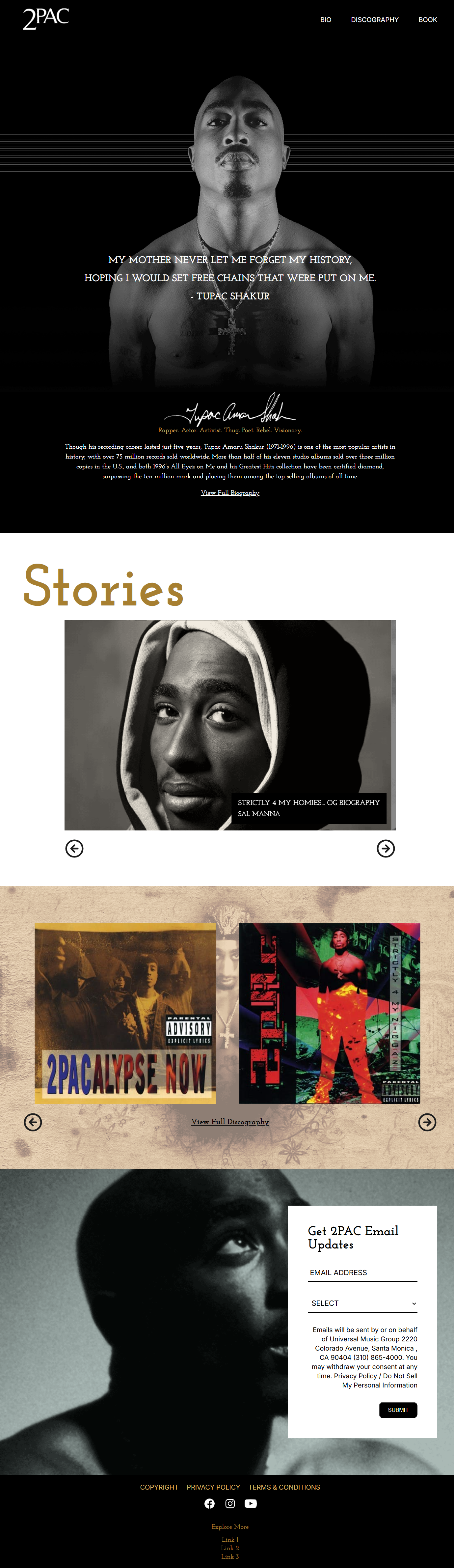 2Pac Legacy Project